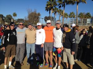 The gang posing for a post-race photo in January, 2014. Photo from Tony Berg