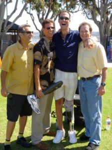 Bob Babbitt, Rick Kozlowski, Jim MacLaren, and Jeffrey Essakow at La Jolla Cove