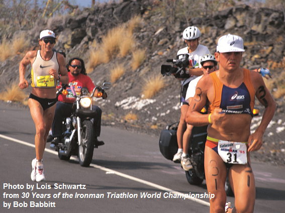 It was his last Ironman and he was 13 minutes down with 26.2 miles to go. Mark Allen had to pick up 30 seconds every single mile. When he did, it became the greatest comeback in Ironman history.