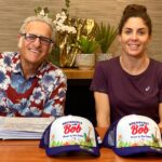 Ashleigh Gentle with Bob Babbitt for a Breakfast with Bob interview